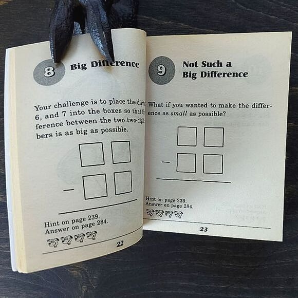 Vtg Kid's Book | Little Big Book of Math Puzzles - Picture 8 of 16